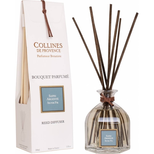 

Тростниковый диффузор Collines de Provence Серебристая ель 100 мл