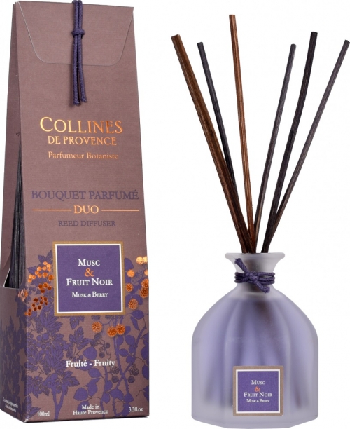 

Тростниковый диффузор Collines de Provence Мускус и Ежевика 100 мл