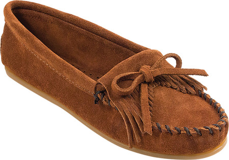 

Женские мокасины Minnetonka Kilty Hardsole Driving Moc Brown Suede 39.5