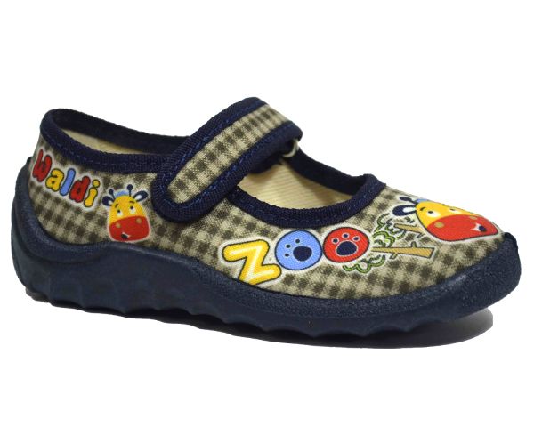 

Тапочки WALDI арт.360-027 ZOO клетка, хаки, 21р