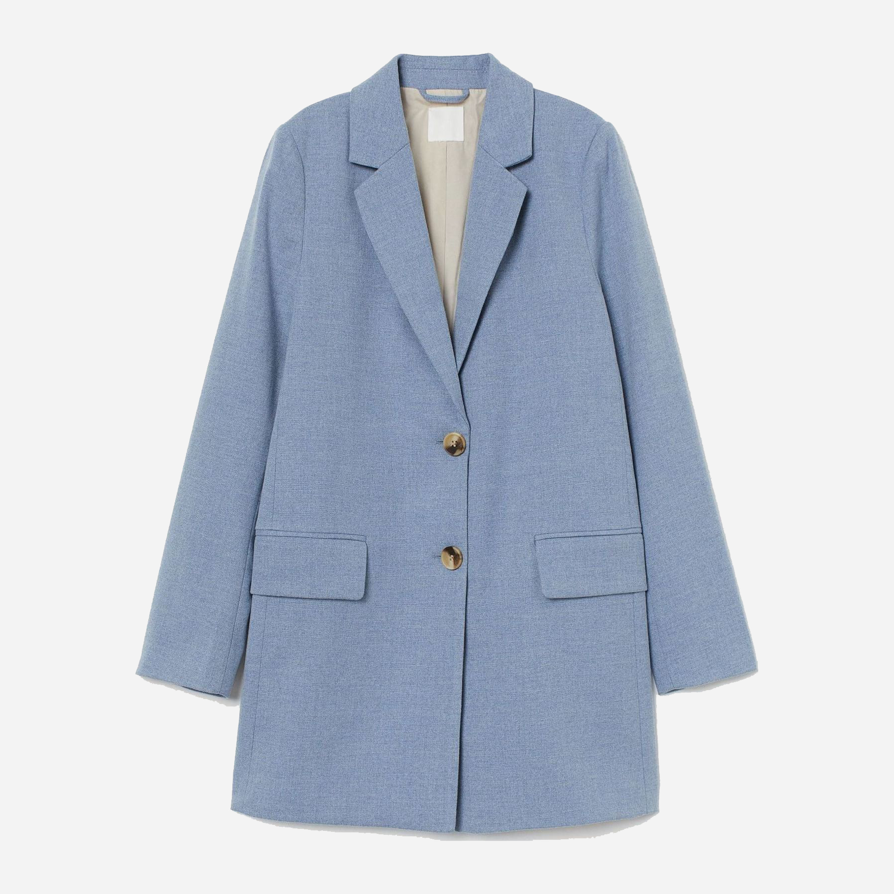 

Пальто H&M 7940530sm 40 Голубой меланж