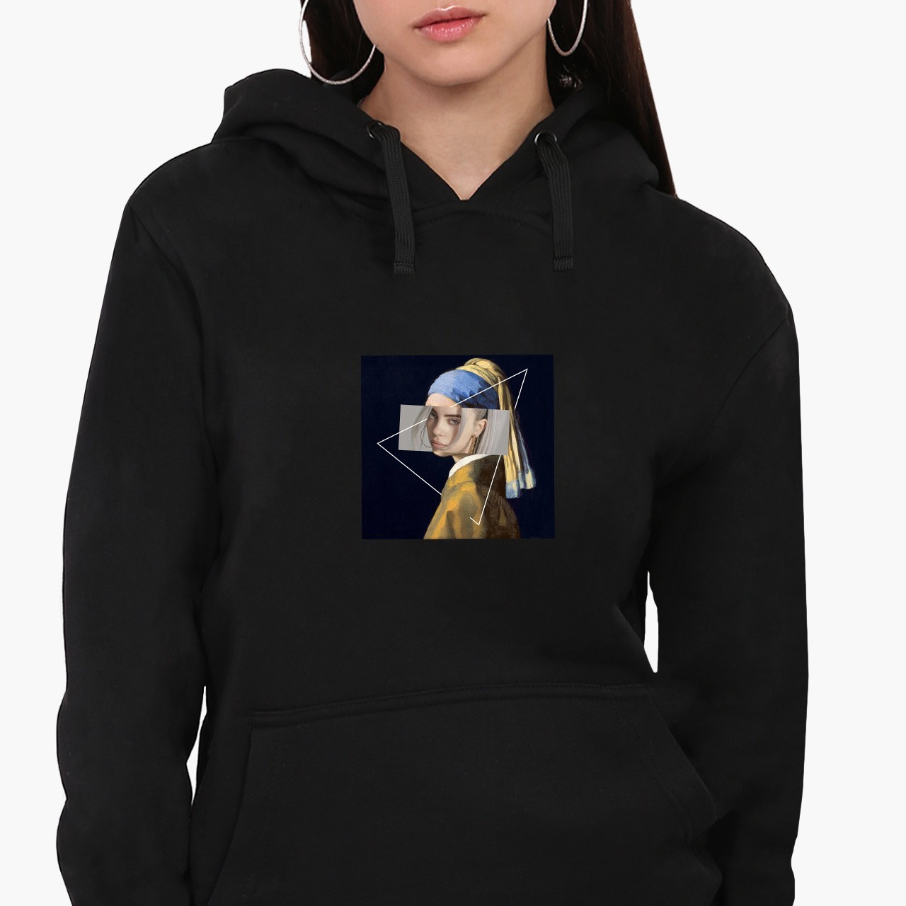 

Худи женский Билли Айлиш (Billie Eilish) Черный (8921-1206) XXL