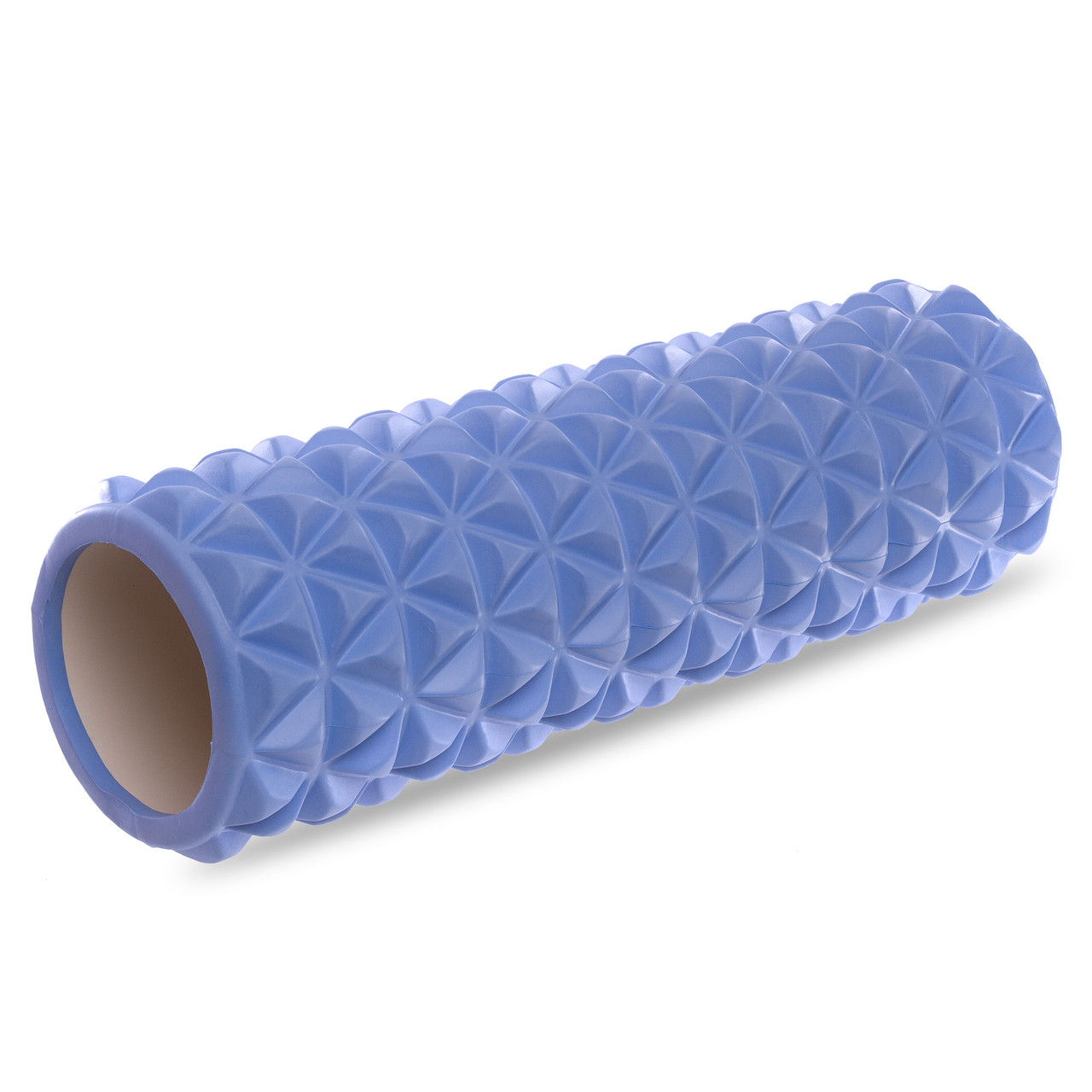 

Массажный ролик для рук и ног роллер Triangle Grid Roller Zelart My Fit 45x14 см FI-8376 Blue