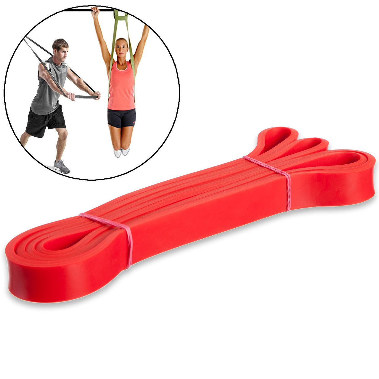 

Резина для фитнеса и подтягиваний Zelart Power Bands My Fit 0889-2 мощность S (нагрузка 11-29кг) красная