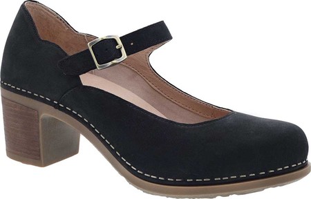 

Женские туфли на каблуке Dansko Harlo Mary Jane Black Nubuck 41
