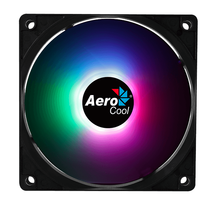 

Вентилятор 120 мм, AeroCool Frost 12 PWM, Black, 120x120x25 мм, фиксированная RGB подсветка