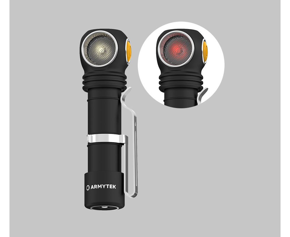 

Налобный фонарь Armytek Wizard C2 WR Magnet USB, Тёплый-красный свет