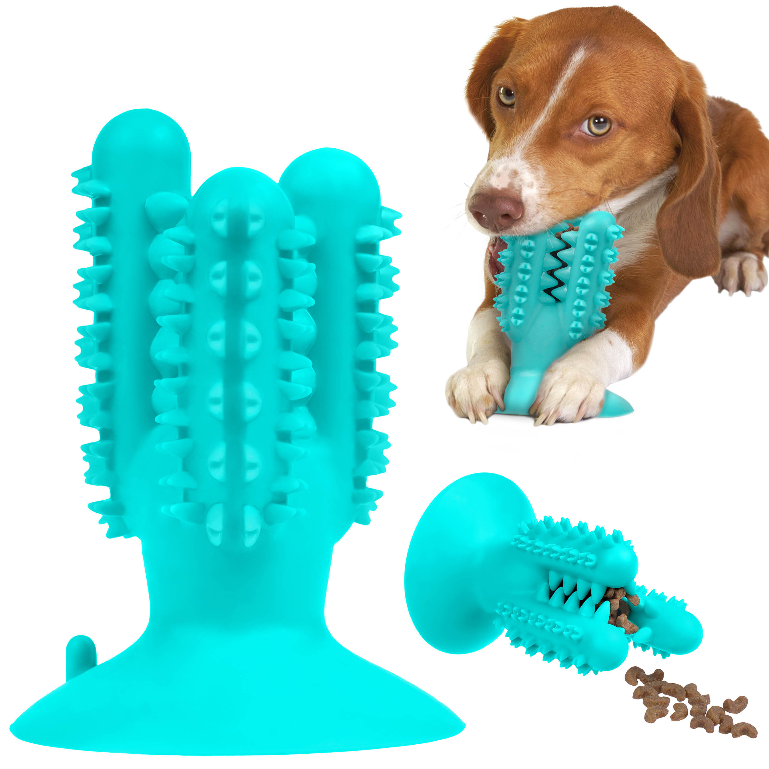 

Игрушка для собак Bronzedog PetFun Dental Кактус на присоске чистящая 12,5 х 9,5 см (0105/Т)