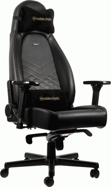 

Крісло ігрове Noblechairs Icon Black/Gold (GAGC-102)