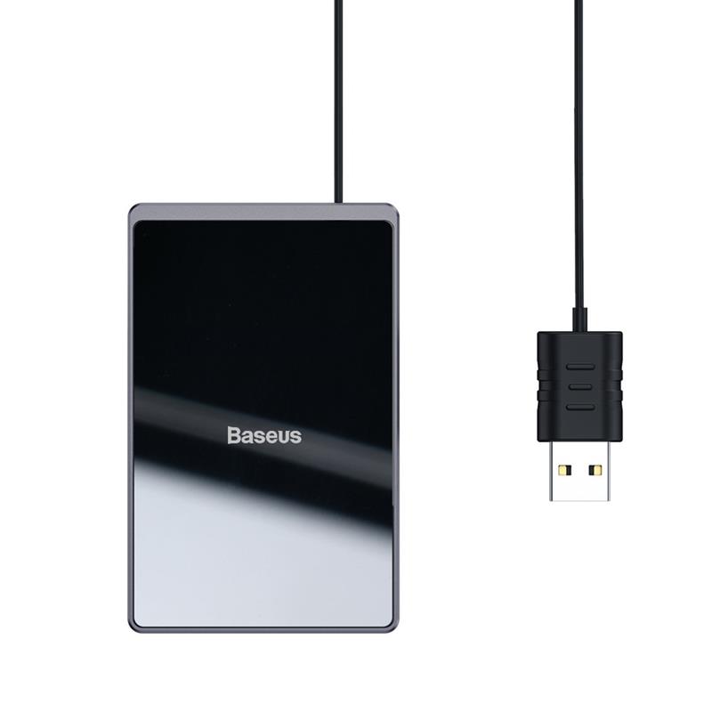 

Беспроводное зарядное устройство Baseus Wireless Charger Card Ultra Thin 15W Black (WX01B-01)