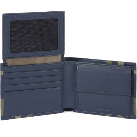 

Портмоне Piquadro TAG/CheckBlue PU4518TAGR_CHECKBLU синий
