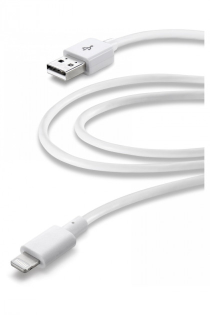 

Дата кабель Cellularline Lightning 3 m white