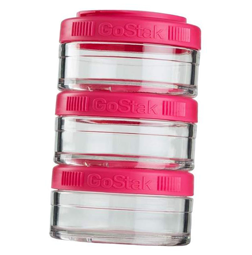 

Контейнер GoStak 3 Pak Blender Bottle Розовый (33234007)