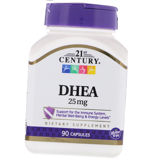 

ДГЭА, Дегидроэпиандростерон, DHEA 25, 21st Century 90капс (72440006)