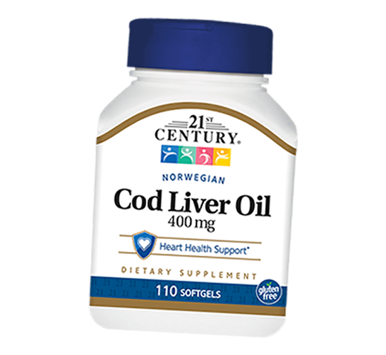 

Norwegian Cod Liver Oil 21st Century 110гелкапс (67440001)