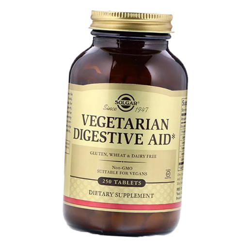 

Vegetarian Digestive Aid Solgar 250таб (69313005)