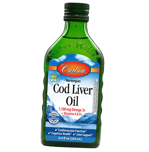 

Cod Liver Oil Carlson Labs 250мл Без вкуса (67353002)