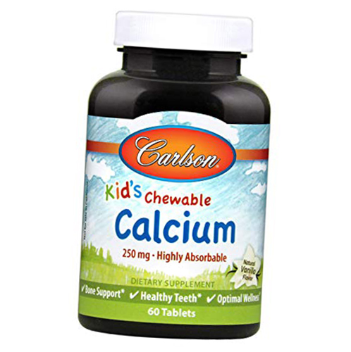 

Carlson Labs Kid's Calcium 60таб Ваниль (36353047)