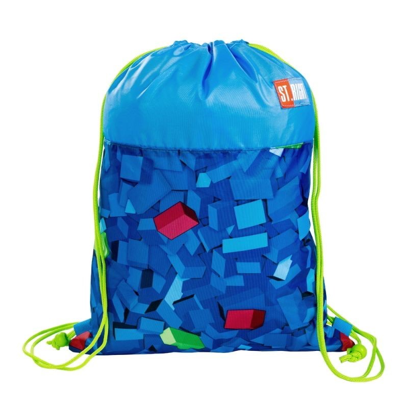 

Сумка для обуви ST.RIGHT SO-01 3D Blocks Blue 35x43 см Синий