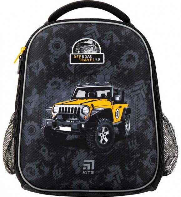 

Рюкзак школьный каркасный Kite Education Off-road для мальчиков 790 г 35 x 26 x 13.5 см 24 л Черный (K20-555S-1)