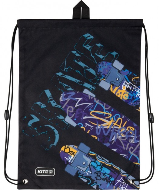 

Сумка для обуви Kite Education Skate 46x33 см Черная (K20-600M-14)