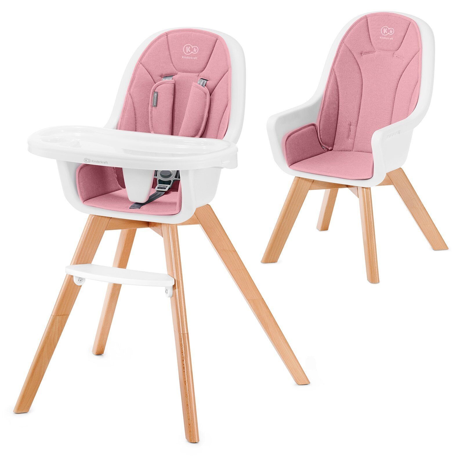 

Стульчик для кормления 2в1 Kinderkraft Tixi Pink