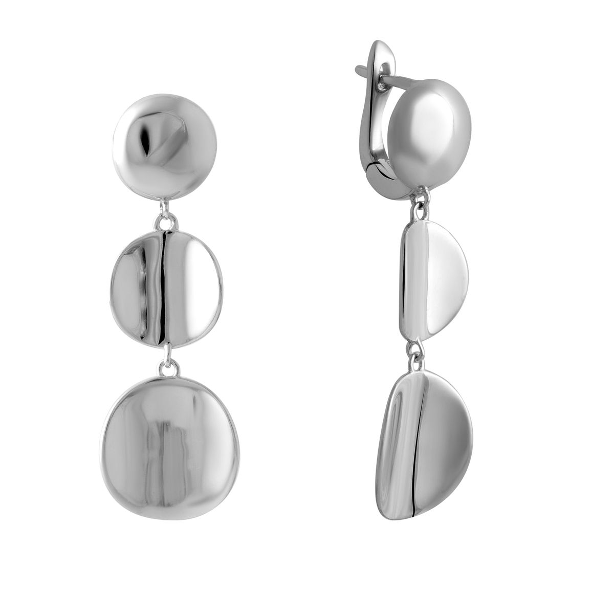 

Серебряные серьги SilverLine без камней