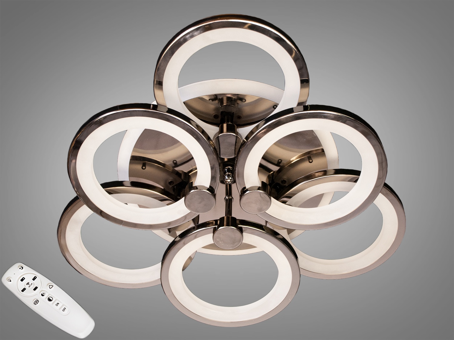 

Потолочный LED светильник с пультом ECOLED 8022/3+3BHR LED RGB