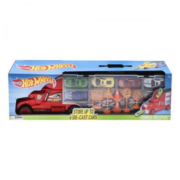 

Машина-автовоз Hot Wheels красный (8820)