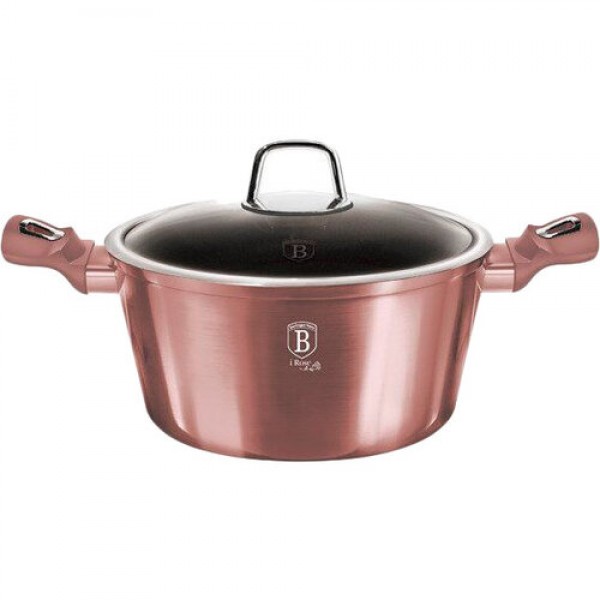 

Кастрюля Berlinger Haus с крышкой 4.1 л I-Rose Edition BH-6035