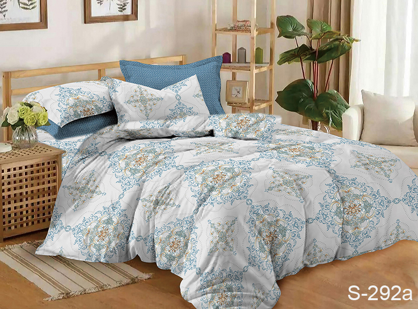

Комплект постельного белья ТМ TAG сатин люкс на молнии King Size S292a