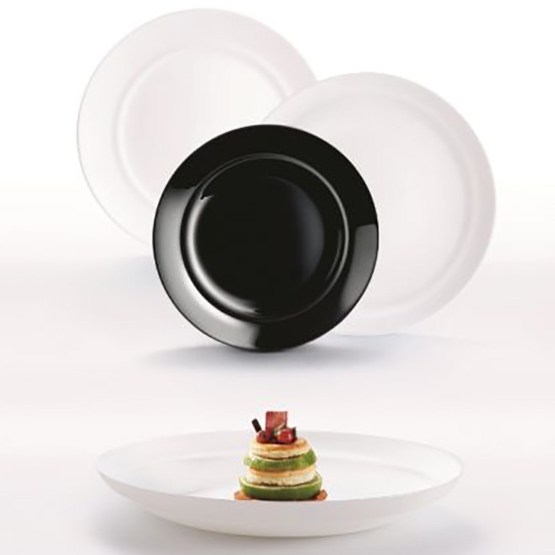 

Столовый сервиз Luminarc 18 предметов Alexie Black and White P0306