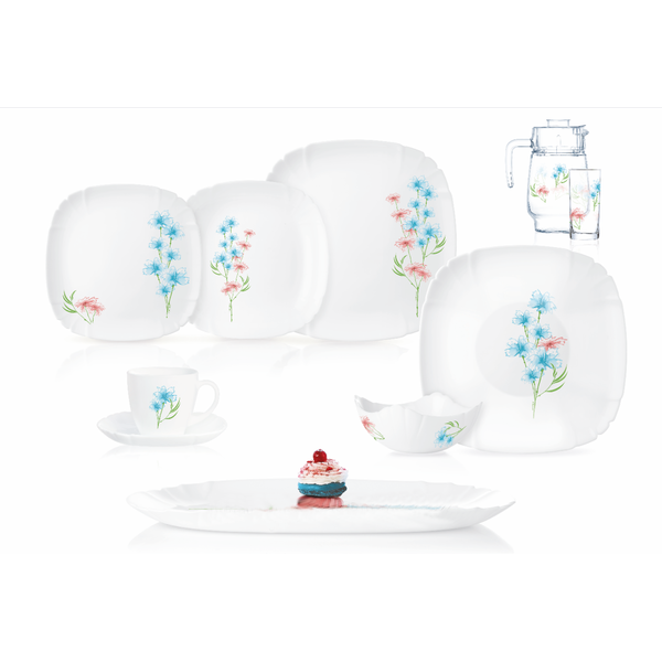 

Столовый сервиз Luminarc из 46 предметов Lotusia Prunella N7992