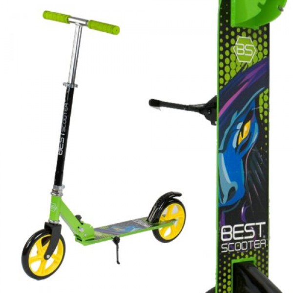 

Самокат двухколесный Best Scooter салатовый (53396)