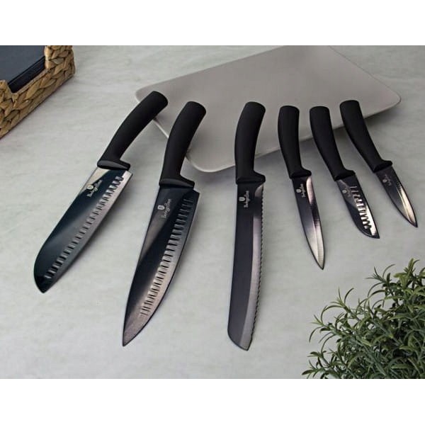 

Набор ножей Berlinger Haus 6 предметов Black Silver Collection BH-2607