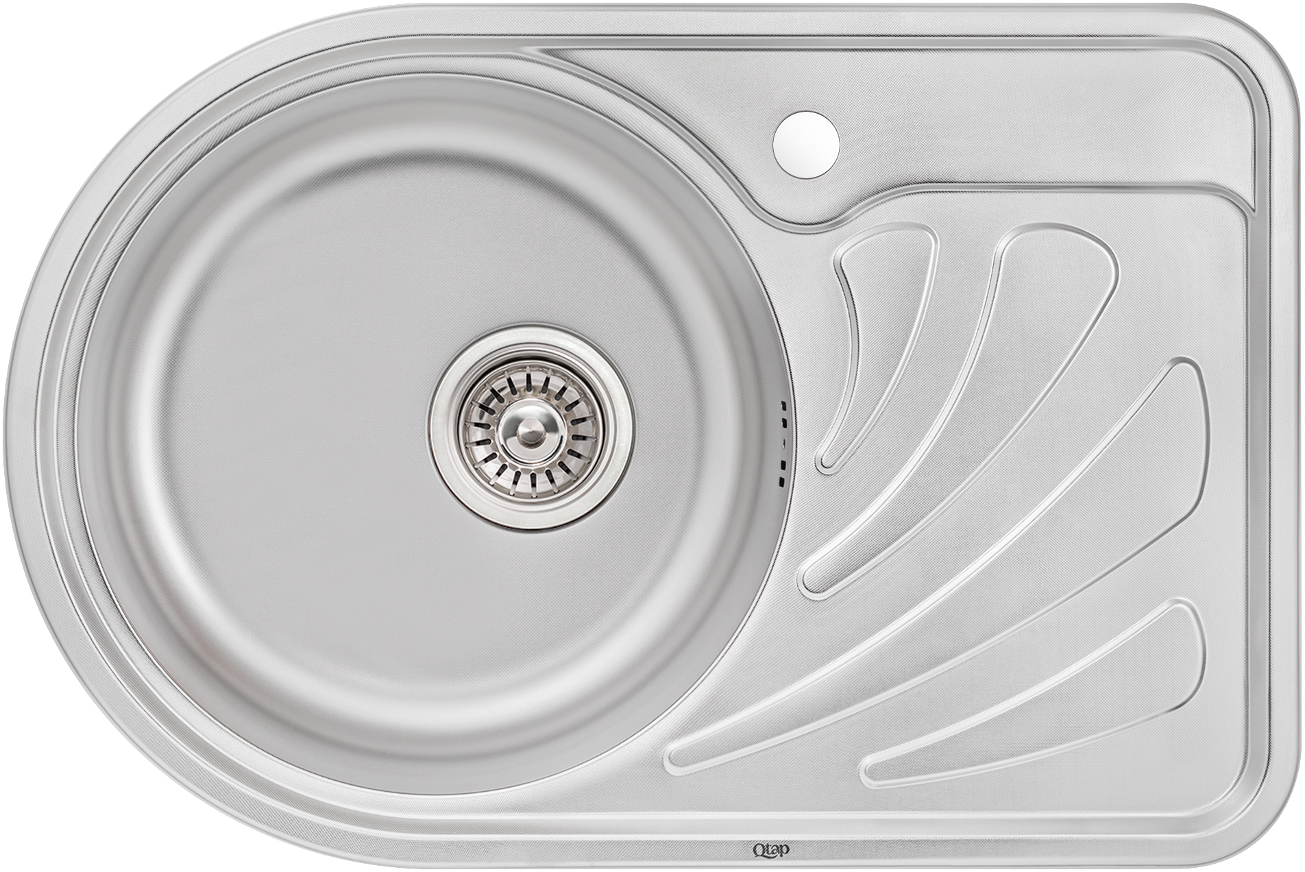 

Кухонная мойка QTAP 6744L Micro Decor 0.8 мм (QT6744LMICDEC08) левая