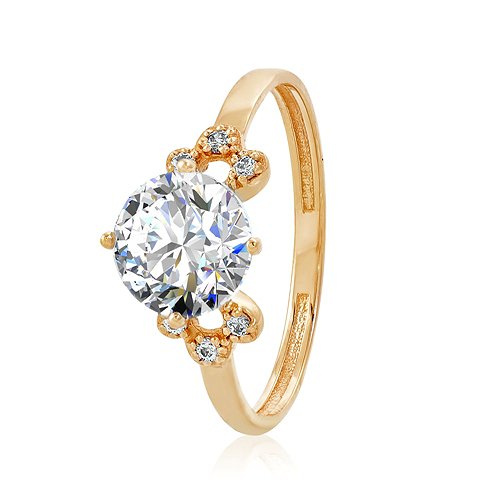 

Кольцо из красного золота с Swarovski 312501, размер 17