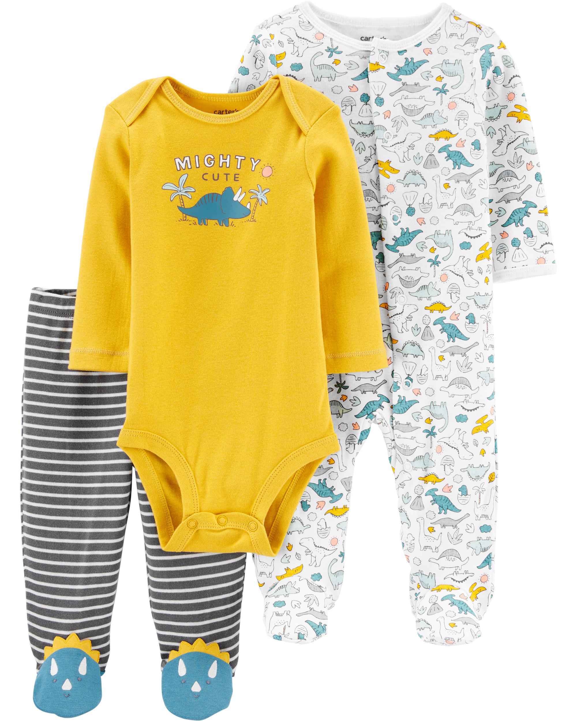 

Комплект тройка для мальчика Carters 6855 Carters 50 см 0 мес Желтый 49042