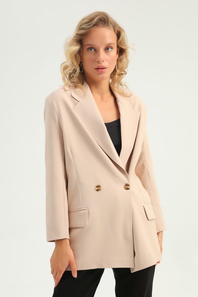 

Піджак Oversize QUZU  Беж 21K50831-004, Піджак Oversize QUZU 38 Беж 21K50831-004-38