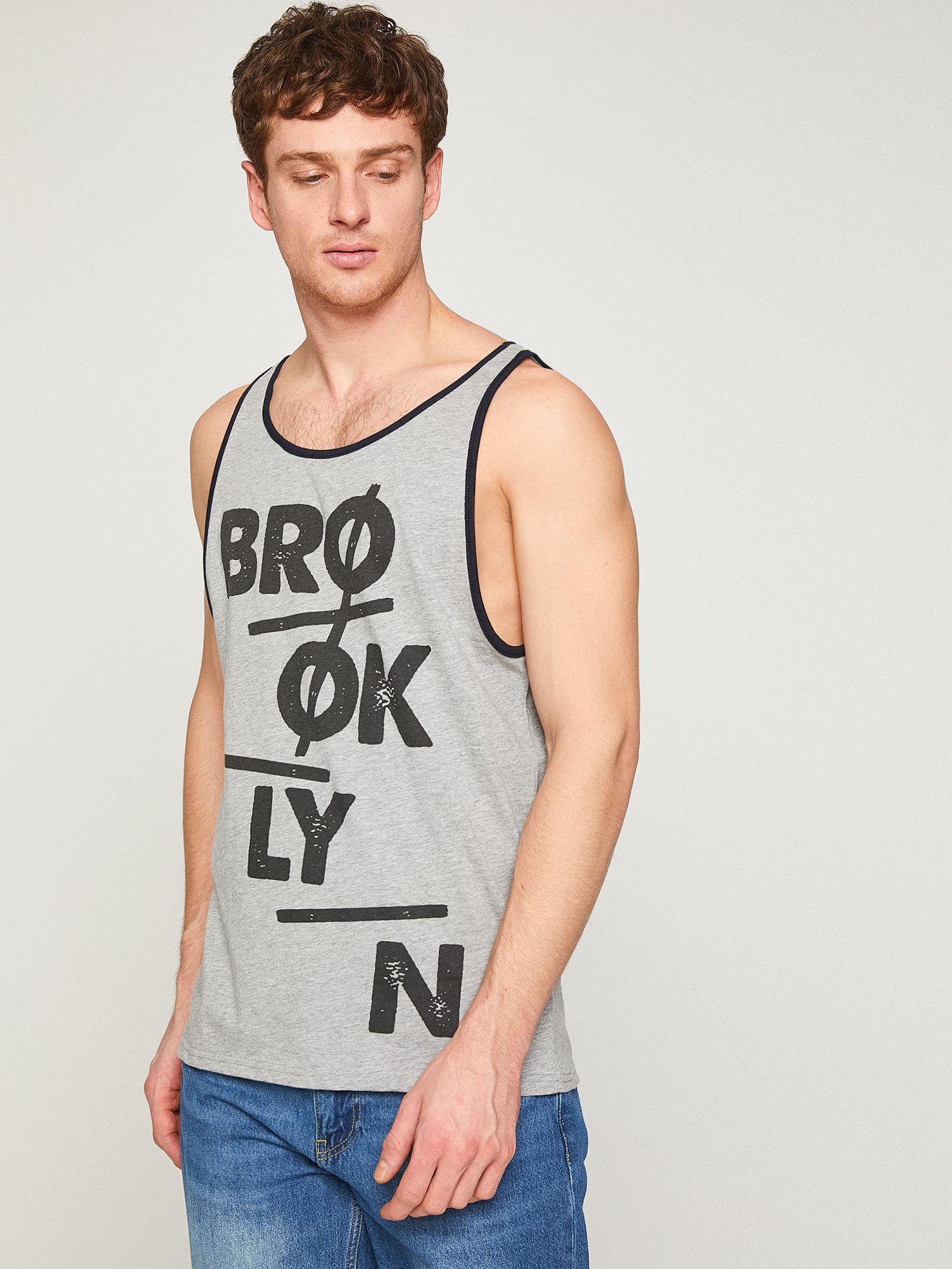 

Майка Koton 8YAM11054LK-023 M Grey