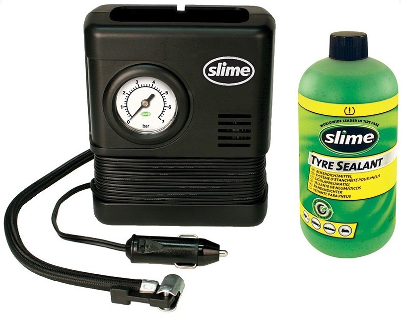 

Ремкомплект для автопокрышек Smart Spair (герметик + воздушный компрессор), Slime (CRK0305-IN)