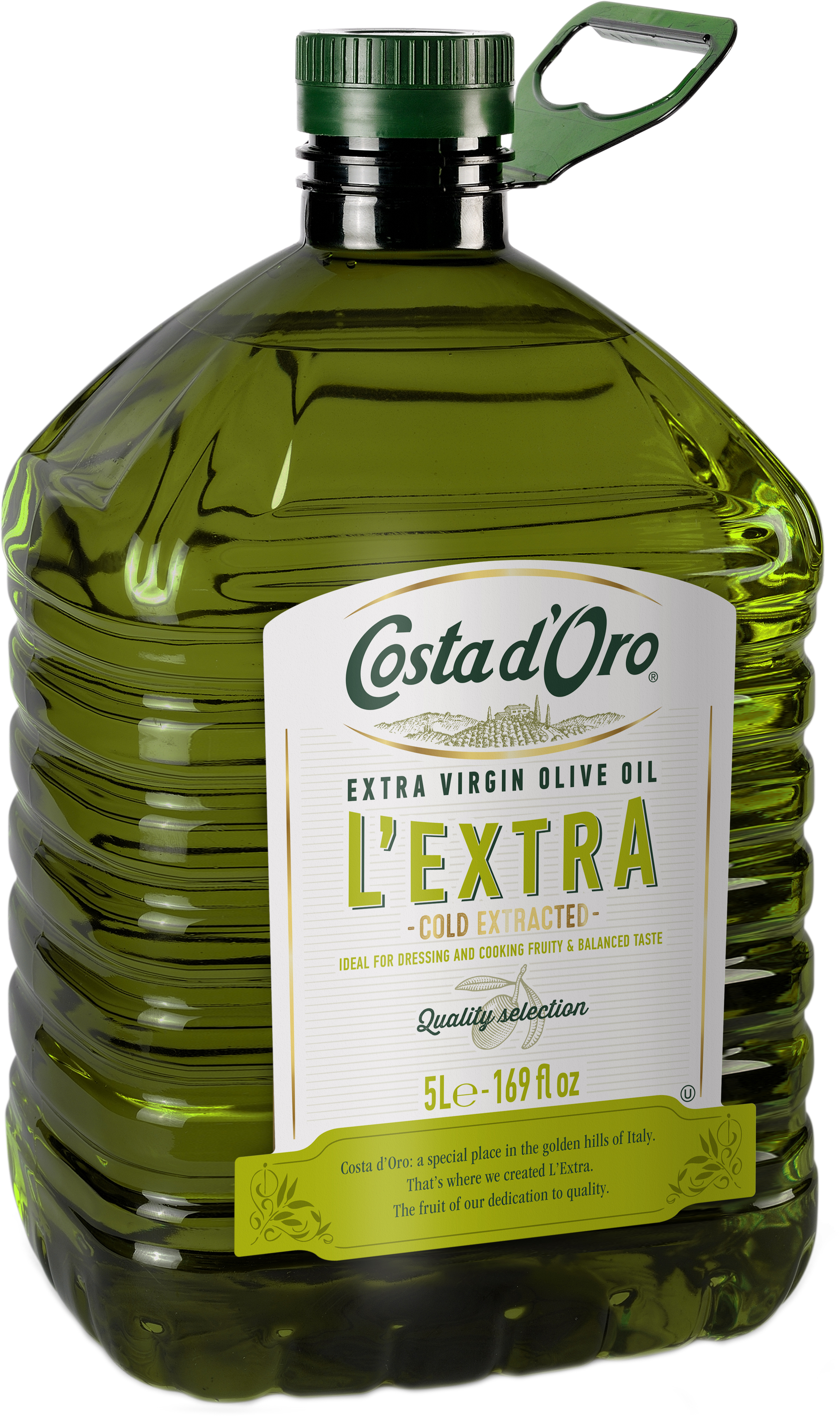 Акция на Оливковое масло Costa d'Oro Extra Virgin 5 л (8007270700717) от Rozetka UA