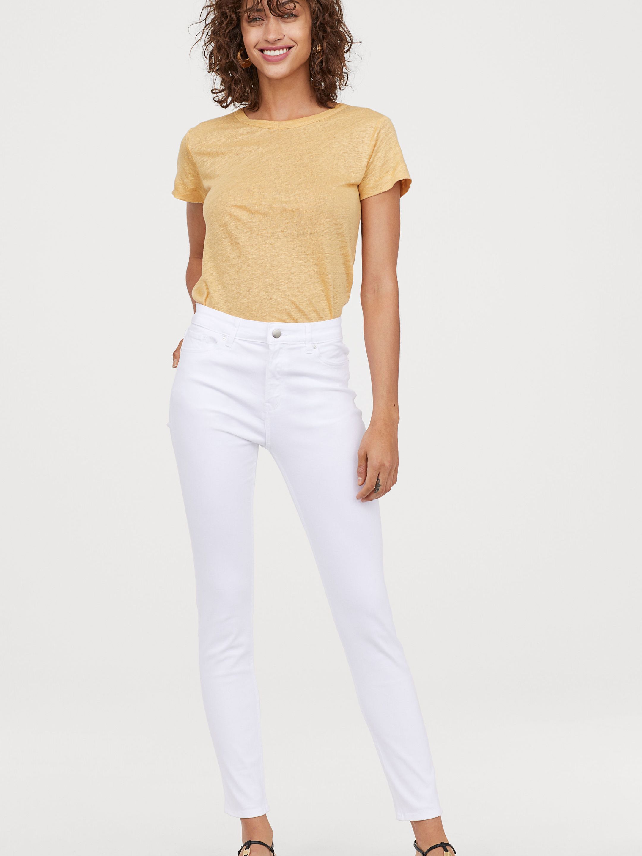 

Джинсы H&M 5622458-ACTS 40 Белые