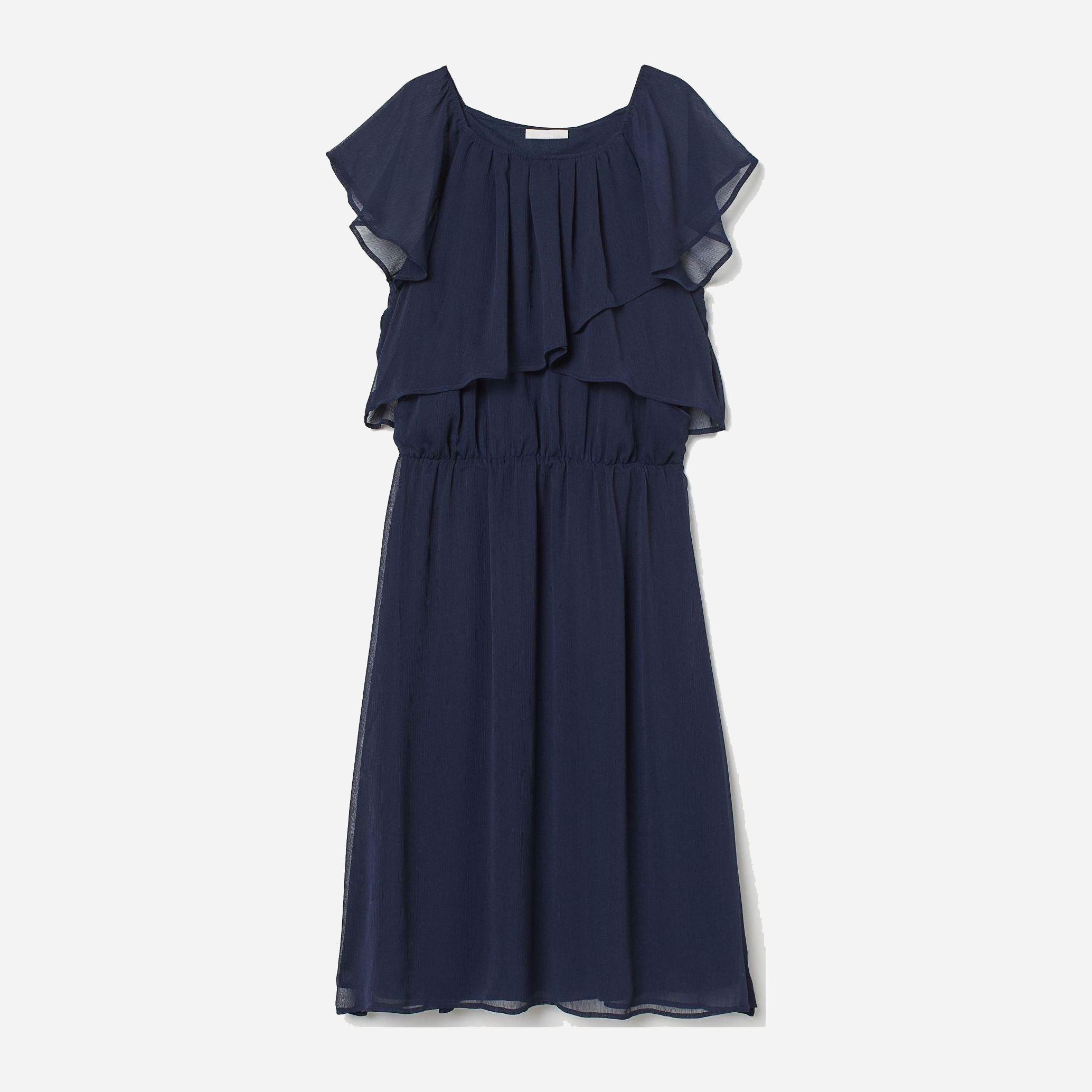 

Платье для беременных H&M 8152850-AAQJ M Темно-синее