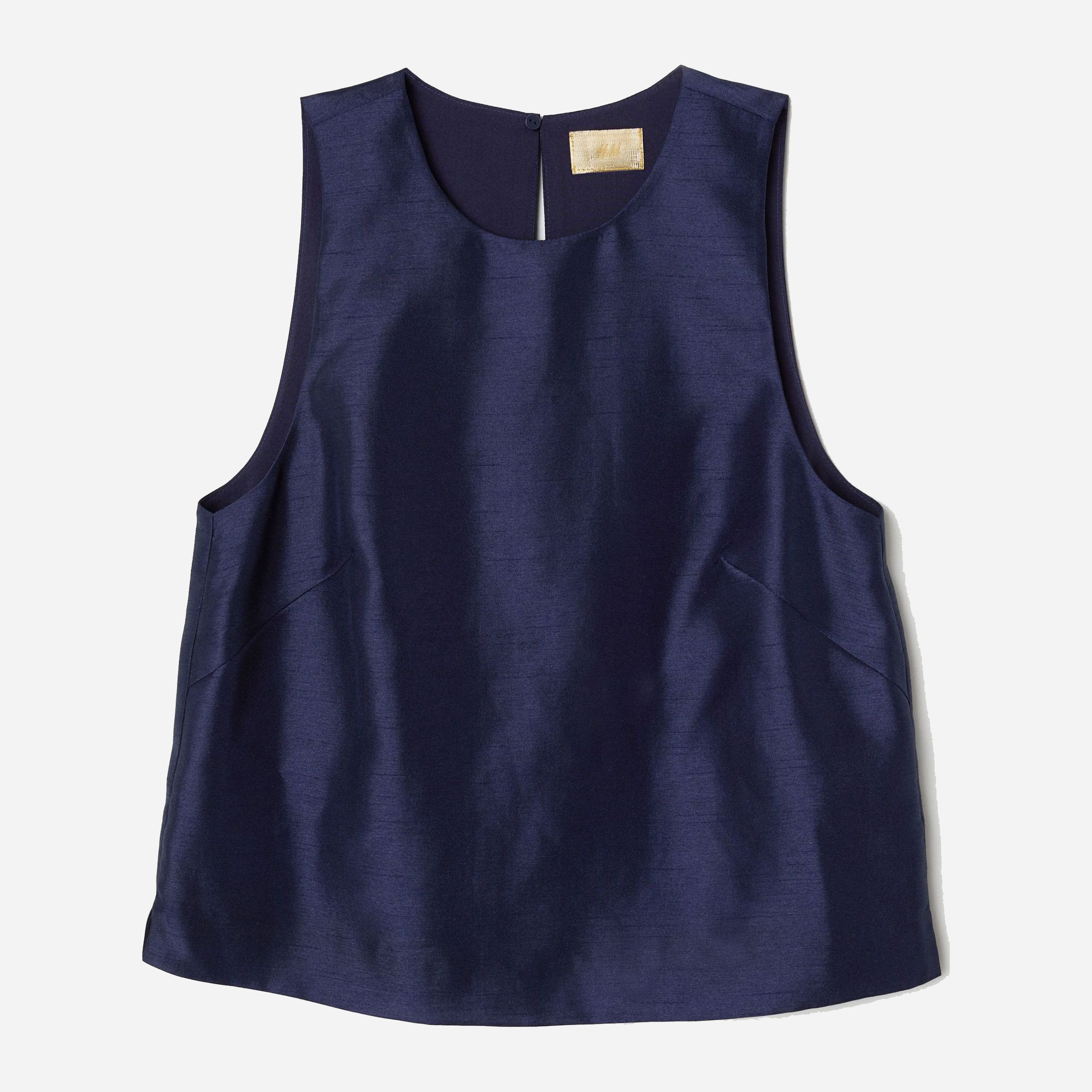 

Топ H&M 6441837-AAQJ 32 Темно-синий