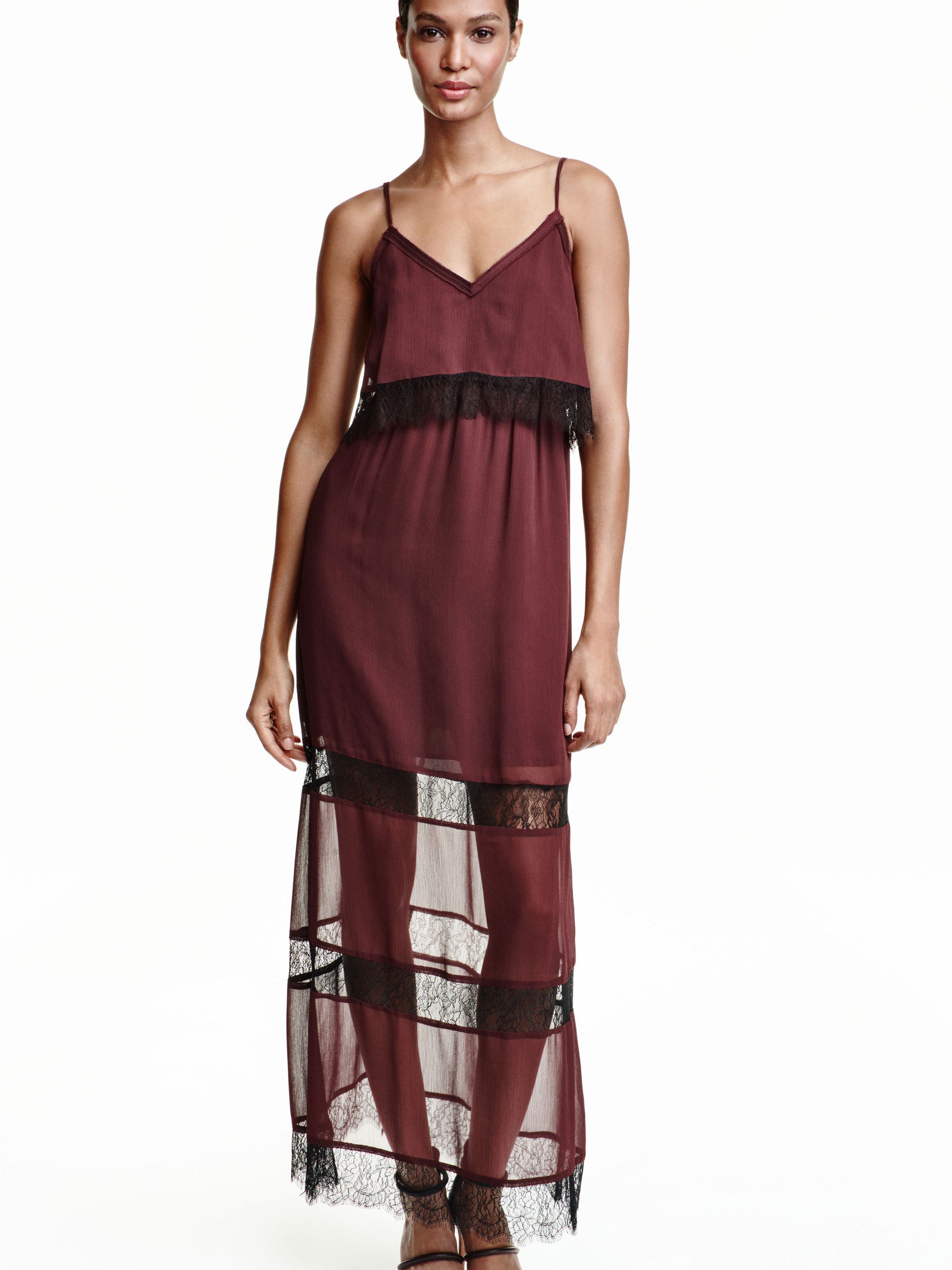

Платье H&M 3952194-AAUS 34 Коричневое с черным