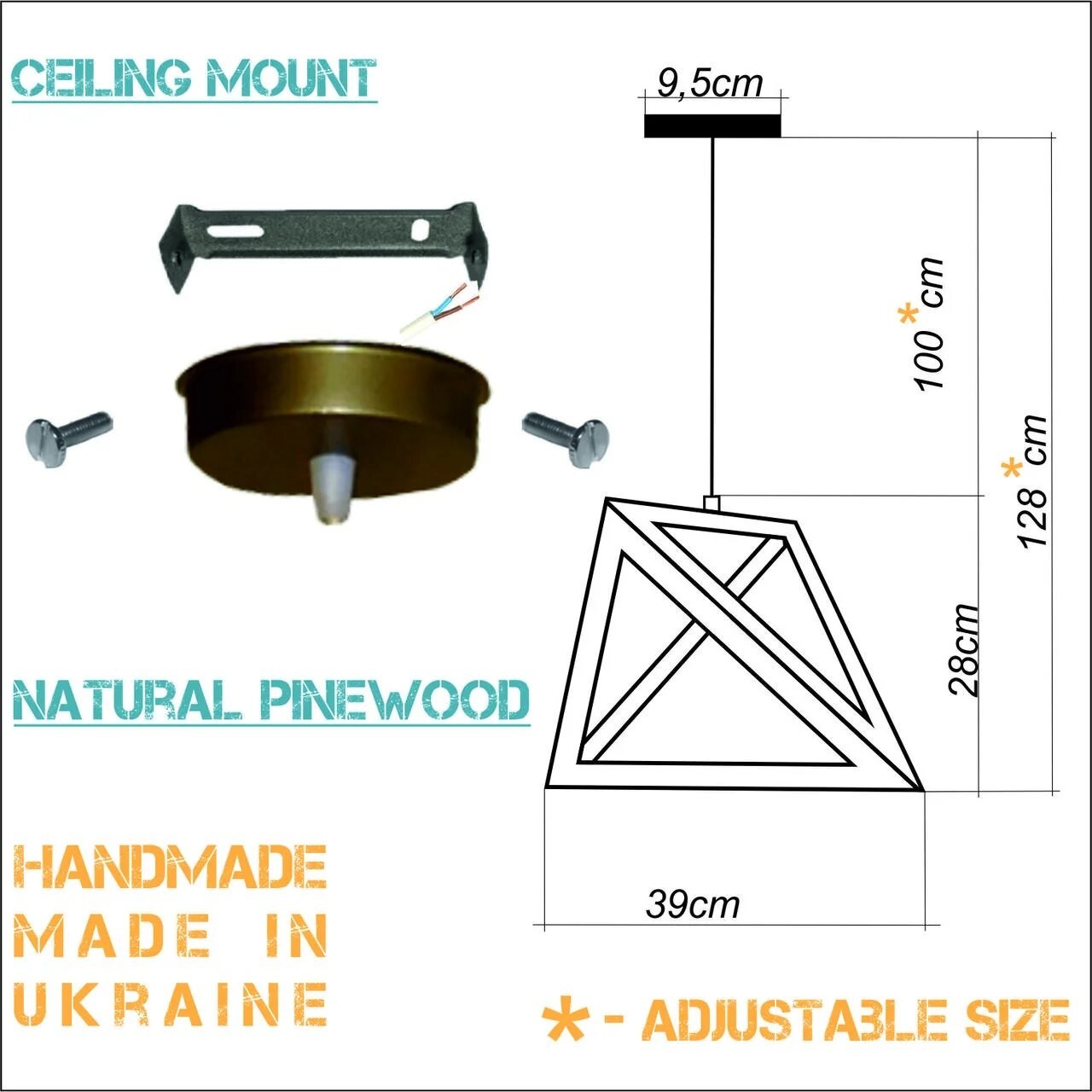 Люстра (светильник) деревянная подвесная потолочная DrevoGoods TRIANGLE-3  Eco Е27 в форме треугольника на 1 лампу для освещения помещений дома, в  комнату, кухню, спальню, детскую Темное дерево (0031TR172LS) – фото,  отзывы, характеристики в