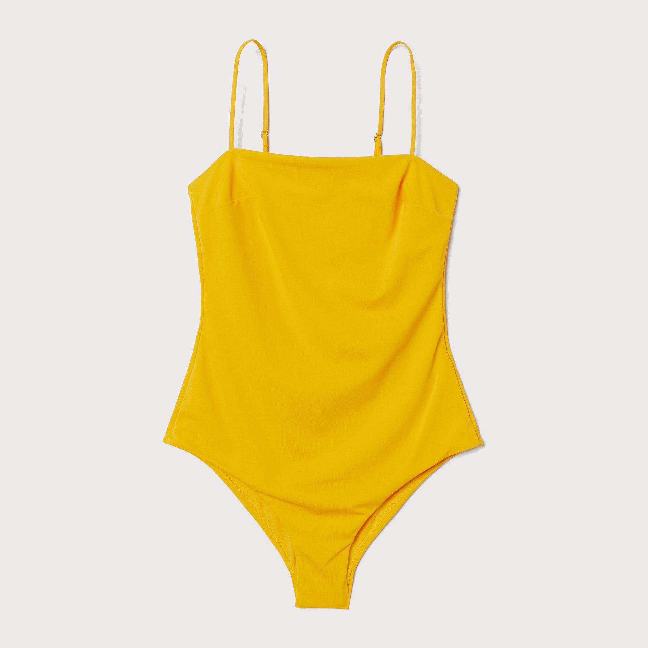 

Купальник слитный женский H&M 7233539-ACUU  Желтый, Купальник слитный женский H&M 7233539-ACUU 44 Желтый