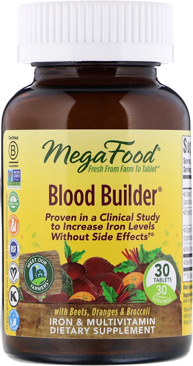 

Строитель крови, Blood Builder, Mega Food 30 таблеток (51494101704)