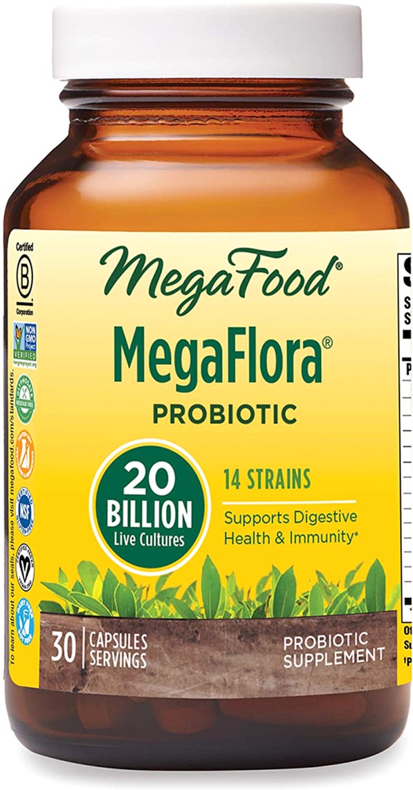 

Пробиотик MegaFlora, Mega Food 30 капсул (51494102053)